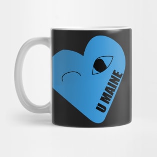 umaine heart design Mug